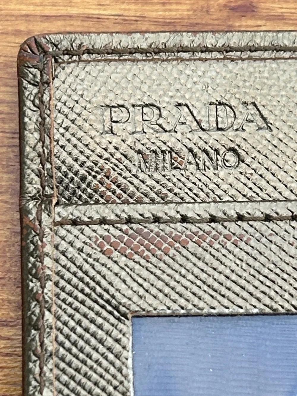 Prada bifold passcase/ID card holder